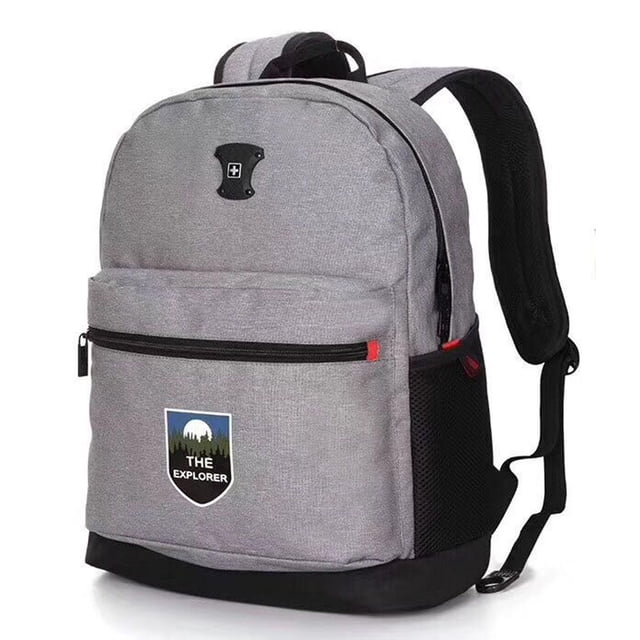 Unisexe Sac à dos imperméable SUISSEWIN Gris Métallique