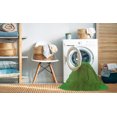 thumbnail image 2 of Ahgly Company Machine Washable Indoor Square Transitional Seaweed Green Area Rugs, 5' Square, 2 of 7