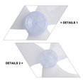 thumbnail image 4 of 40cm Household Plastic Fan Blade 3 Leaves Standing Fan Blade For Pedestal Transparent Table Stand Fan 16 Inch, 4 of 7