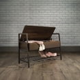 thumbnail image 4 of Sauder® North Avenue Collection Storage Bench, Smoked Oak, 423026, 4 of 4