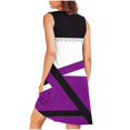 thumbnail image 4 of Ovzne Robes pour Femmes 2025 Robe pour Femme Femmes Imprimé avec Poches Chemises de Nuit Sans Manches Vêtements de Nuit devant Plissé Nuisette Col Rond Robe de Nuit Robe de Printemps Imprimée Liquidation, 4 of 5