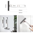thumbnail image 3 of Clearance! beishanbush Sweeper Wet Mopping Cloth Washable Desktop Cleaning Mop Portable Self Mop Desktop Glass Cleaning Mop Multifunctional Mop (2 Head+1 Handle) One Size White, 3 of 8