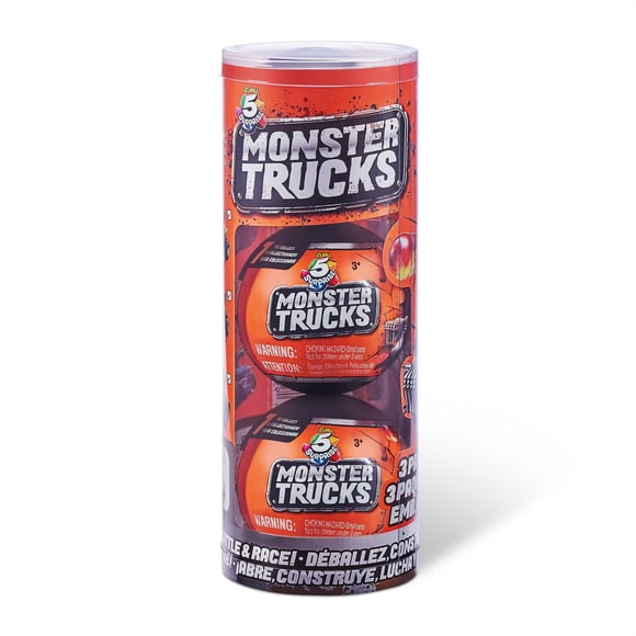 5 Surprise MONSTER TRUCKS Series 1 (3pk)