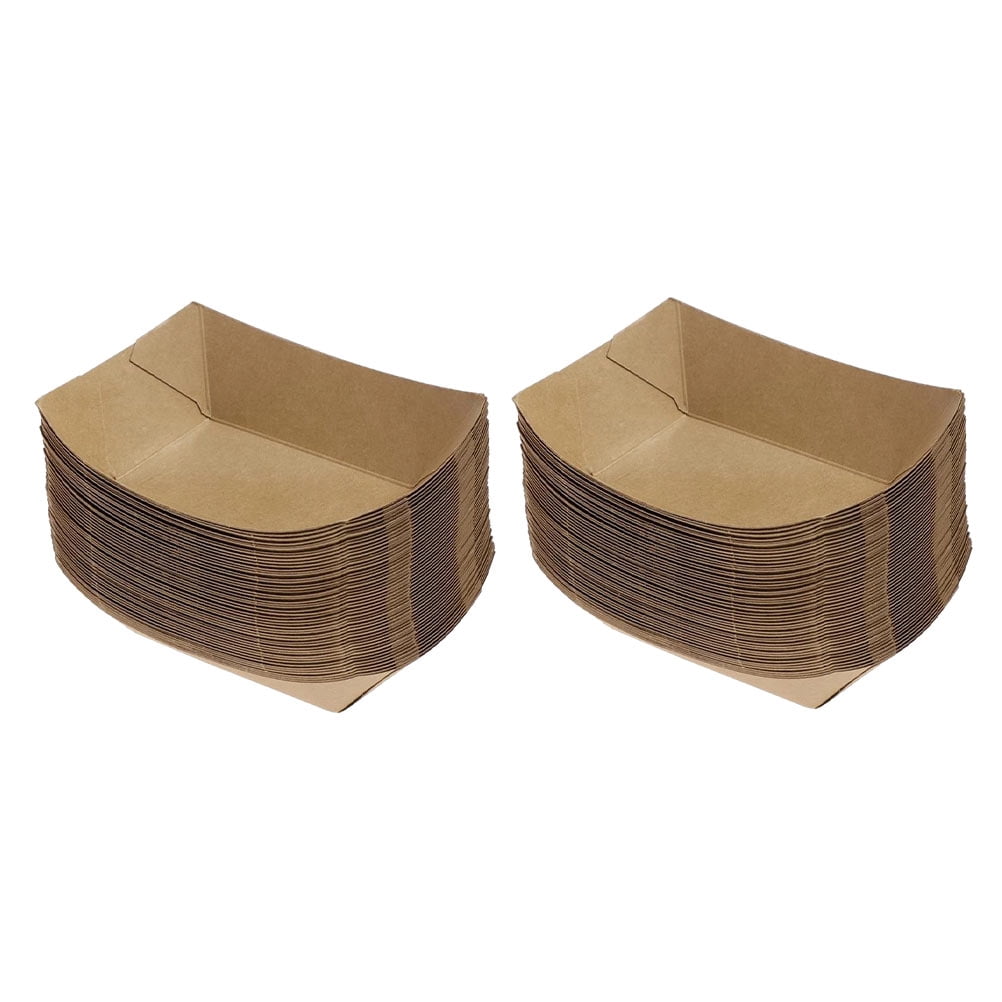 50 Pcs Kraft Assiette en Papier Serpent Fête Rassemblement Plateau Alimentaire Plateau en Papier Assiette à Dessert