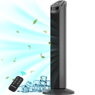 30" Tower Fan 70°Oscillating Cooling Fan with Remote Control 3 Speeds 3 Wind Modes, 7.5H Timer, Grey, Brand New