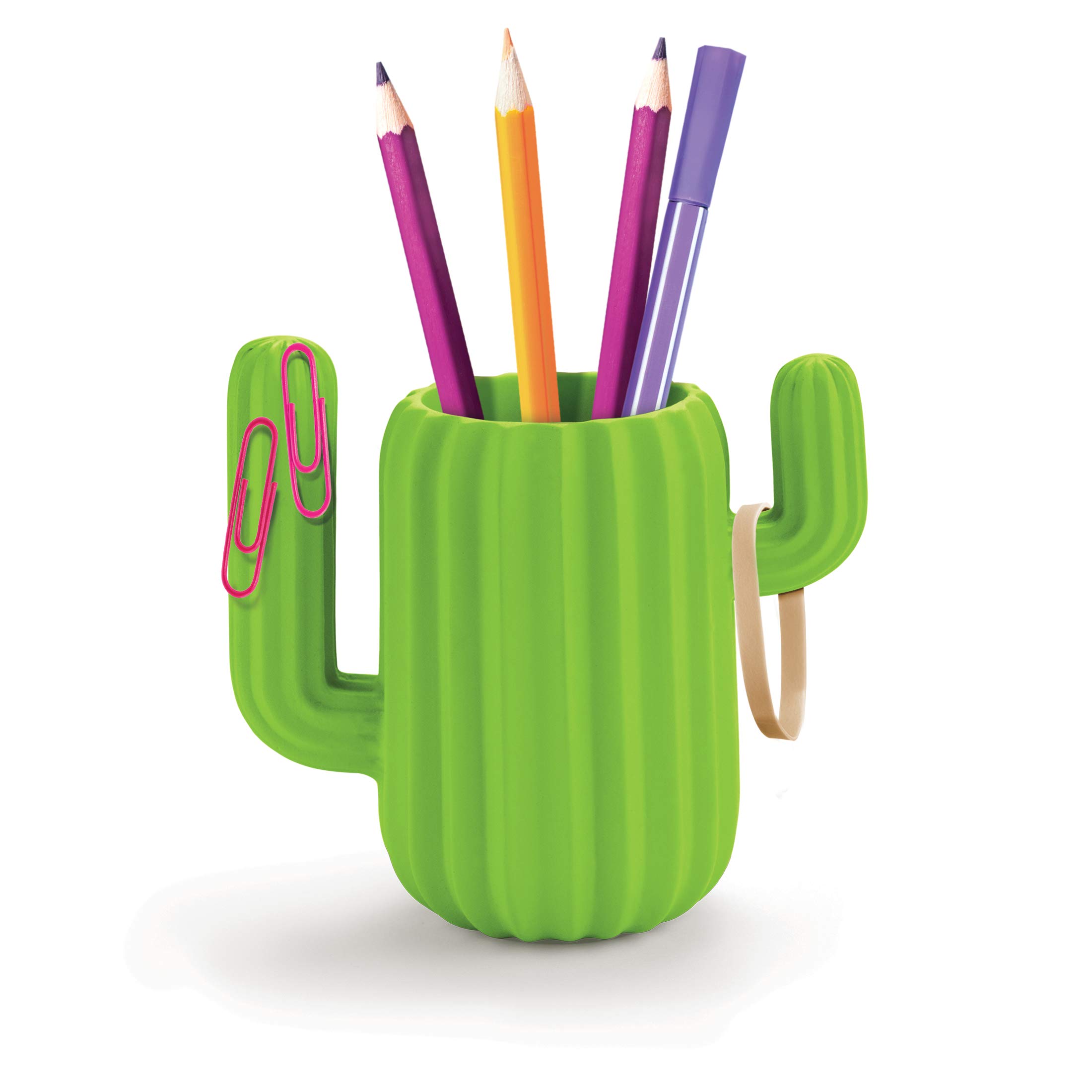 Porte-Stylo Moutarde Organisateur de Bureau - Cactus Vert