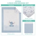 thumbnail image 2 of Disney Stitch Little Dreamer 3pc Crib Bedding Set, Infant Unisex, Blue, 2 of 8