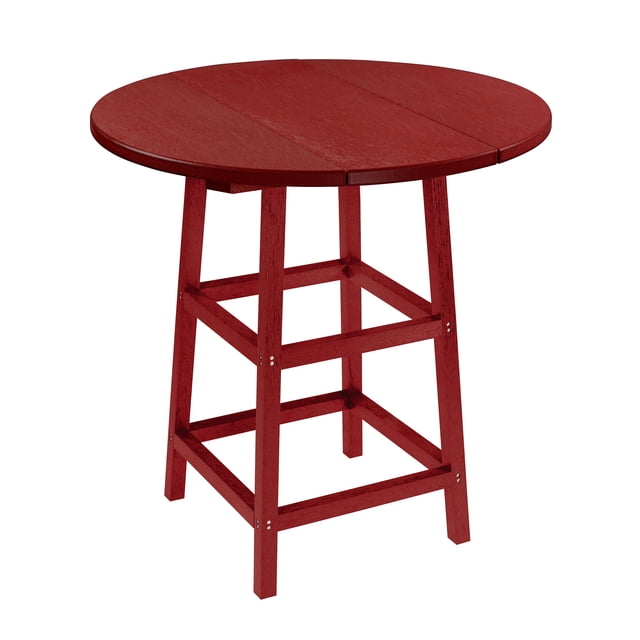 Capterra Casual 32" Round Table Top with 40" Legs - Red Rock