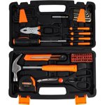 Professionnel 57-Piece Jeu d'outils - Kit d'outils à main pour la maison Automobile et petites machines Réparations Boîte à outils inclus