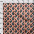thumbnail image 2 of oneOone Polyester Lycra Peach Fabric Bird Block Fabric For Sewing Printed Craft Fabric By The Yard 56 Inch Wide, 2 of 4