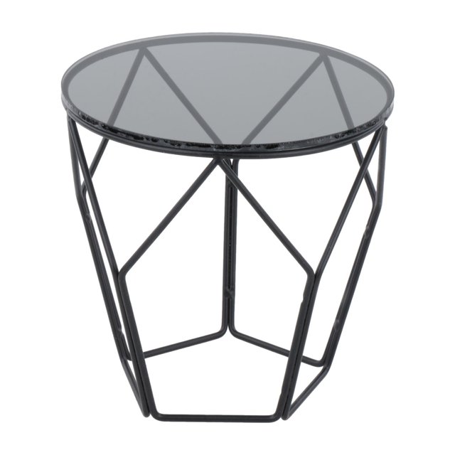 Milaget Table Moderne en Verre 1/6 Meuble Table Basse pour Figurines d'Action 12 Pieds' Décoration