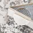 thumbnail image 2 of Rugking Area Rug 5X7 Persian Rug Vintage Indoor Thin Rug Soft Door Mat Taupe Print Overdyed Boho Retro Floor Cover Farmhouse Washable Kitchen Bedroom, 2 of 6