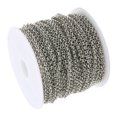 thumbnail image 1 of jifeng 10 Yards Bijoux Faisant Chaîne Collier Bracelet Rallonge Chaîne Résultats- 2mm Blanc K 2mm, 1 of 9