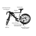 thumbnail image 4 of Alloy Racing Bike Model Dual Handlebar Sliding Steering Bicycle Toy With Real Design, Cultivate Hands On Ability For Kids, 4 of 8