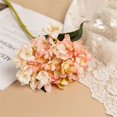 thumbnail image 1 of XZNGL Fake Flowers Outdoor Fake Flowers for Decoration Hydrangeas Fake Flowers Simulation Flowers Hydrangea Home Decoration Wedding Hand Bouquet Flower Flower Wall Fake Flowers Hanging Fake Flowers, 1 of 6