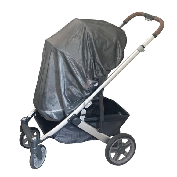 Jolly Jumper Solar Safe Net | UV Protective Mesh Cover with 85% UVB & 82% UVA Protection | Insect Shield with Self-Storage Pouch | Fits Most Strollers & Play Yards