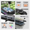 thumbnail image 4 of Mechanical Keyboard, Wireless Gaming Keyboard, BT 2.4G USB C, 75% Layout Wireless Mechanical Keyboard with 98 Keys, Hot Swap Gasket Mount RGB Backlit for Gaming, Typing, 4 of 7