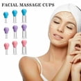 thumbnail image 3 of 3 Cups Anti-Cellulite Facial Massage Cupping Set Glass Silicone For Face NE, 3 of 7