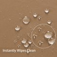 thumbnail image 3 of ORUYROP 210GSM Rectangle Table Cloth-Heavy Duty Water Resistance Microfiber Tablecloth, Decorative Fabric Table Cover for Outdoor and Indoor Use (Coffee,90x132 Inch), 3 of 7