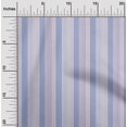 thumbnail image 1 of oneOone Viscose Chiffon Fabric Multicolor Stripe Decor Fabric Printed BTY 42 Inch Wide, 1 of 1
