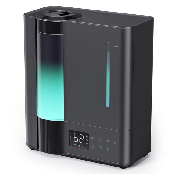 ALROCKET 8L Humidifiers for Bedroom 1000ft², 80H Runtime Smart Warm&Cool Supersized Mist Humidifier for Large Room Indoor, Essential Oil,Quiet Whole House Humidifier for Baby, Plants