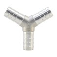 thumbnail image 1 of Fuel Pipe Fittings Y Shape Hose Connector 3 Way Gas Pipe Union Connector M6mm, 1 of 7