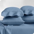thumbnail image 1 of Bare Home Pillowcase Set - Premium 1800 Collection - Double Brushed - Ultra Soft - Standard Size, Coronet Blue, 4 Count, 1 of 7