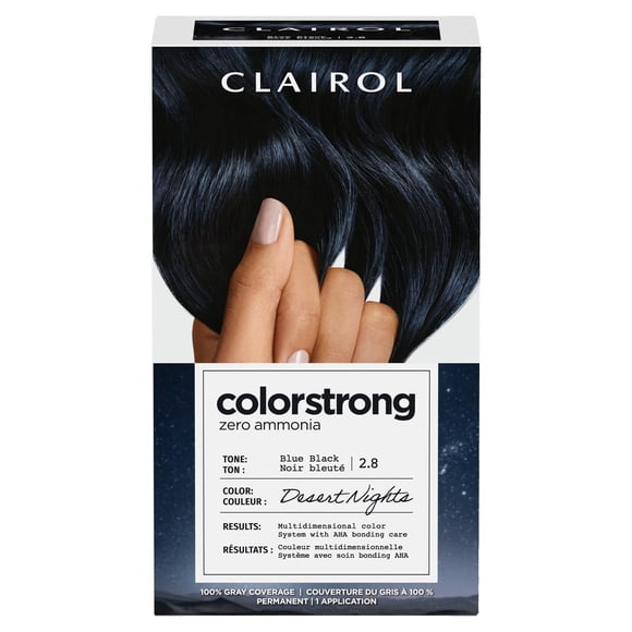ColorStrong Permanent Hair Dye, AHA Bonding System in every step helps reinforce internal hair structure