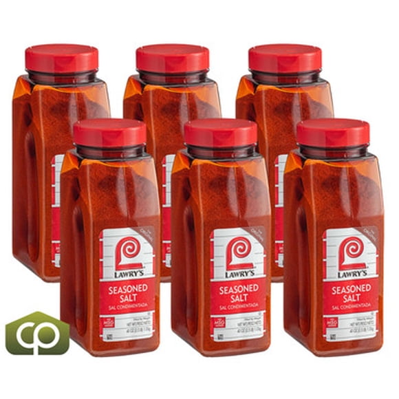 Lawry's Professional Seasoned Salt – Iconic Savory Herb & Paprika Blend, 40 oz. Large Chef Bottle – Bulk 6/Case