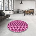 thumbnail image 4 of Ahgly Company Tapis Rectangulaire Lavable en Machine Intérieur Transitionnel Rouge Framboise, 8 Pieds x 12 Pieds, 4 of 7