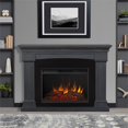 thumbnail image 2 of Real Flame Deland Grand Foyer Électrique Gris, 2 of 7