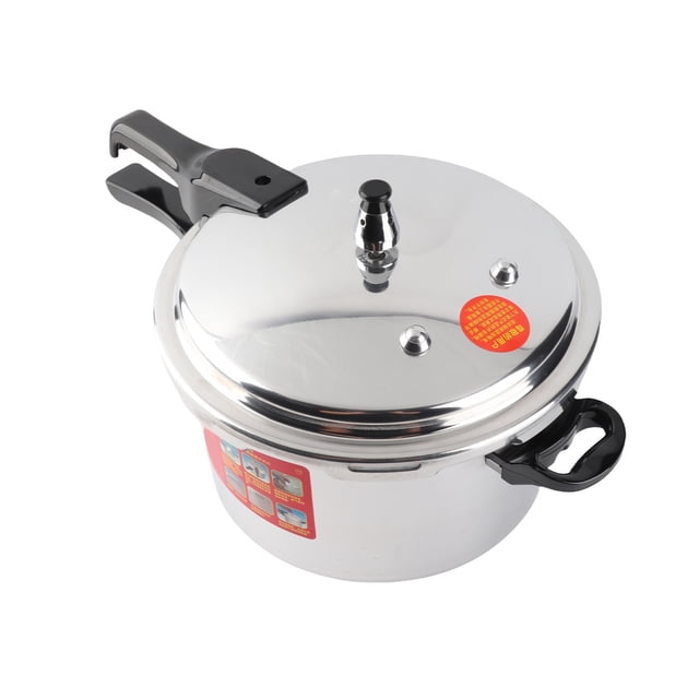 Pressure Cooker, Large Capacity Aluminium Alloy Pressure Canning Pot, Fast Cooking, Explosive Proof Commercial Stove Top Pressure Cooker Pot, Compatible with Gas & Induction Cooker