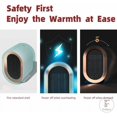thumbnail image 4 of Electric Space Heater,1200W Energy Efficient Space Heaters for Indoor Use,Two-Speed, 4 of 7