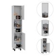 thumbnail image 4 of TUHOME Garde-Manger Hobart en Bois Manufacturé Blanc, 4 of 8