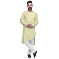 thumbnail image 1 of Atasi Kurta-Formen Indiens en Coton Uni à Manches Longues Ethniques pour Garçons, 1 of 5