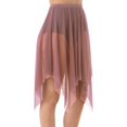 thumbnail image 1 of CHUANK Handkerchief Hem Mesh Wraps Ballet Classwear Dance Skirt Competition Performance Clothes with Elastic Waistband, 1 of 7