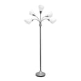 thumbnail image 1 of Simple Designs 5 Light Adjustable Gooseneck Floor Lamp, 1 of 9