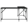 thumbnail image 2 of vidaXL Desk Black 149x149x75 cm Engineered Wood, 2 of 5