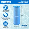 thumbnail image 4 of Swimline HYDROTOOLS Ultra Cartouche de Remplacement pour Piscine, 90 Pi2, Bleu, 4 of 7