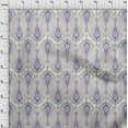 thumbnail image 3 of oneOone Viscose Jersey Fabric Big Motif Ikat Fabric Prints By Yard 60 Inch Wide, 3 of 4