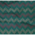 thumbnail image 4 of oneOone Organic Cotton Poplin Twill Fabric Chevron Block Print Fabric BTY 42 Inch Wide, 4 of 4