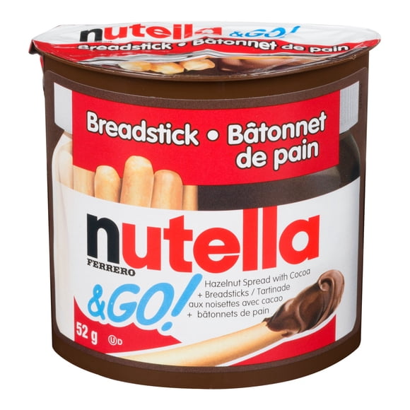 Nutella Nutella & Breadsticks Snack Packs | 52G/Unit, 24 Units/Case