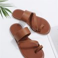 thumbnail image 5 of Cameland Sandales Plates Décontractées Sandales et Pantoufles Style Rétro de Plage Chaussures pour Femmes Grande Pointure, 5 of 5