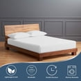thumbnail image 2 of Real 1000 Thread Count RV Short King Size Sheets 100% Egyptian Cotton 4 PC Sheet Set, Luxurious Bedsheet Sets Soft Silky Sateen Weave, Breathable, Fits Upto 28 Inch EXTRA DEEP POCKET - White, 2 of 7