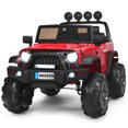 thumbnail image 4 of Gymax Electric Kids Ride On 12V Truck Car w/ MP3 Remote Control Red, 4 of 9