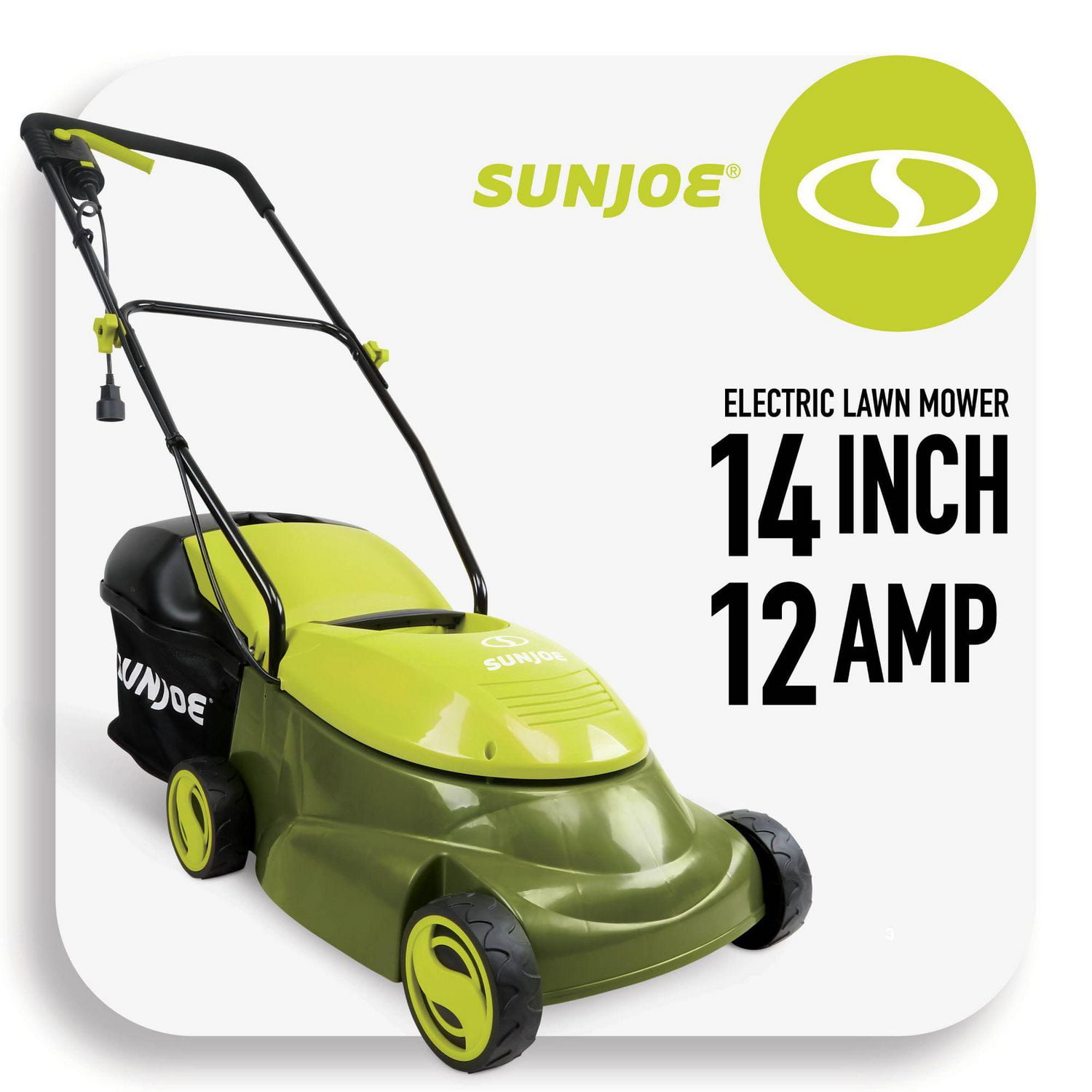 Sun Joe MJ401E Tondeuse à gazon électrique 14 po Mow Joe