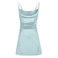 thumbnail image 4 of EQWLJWE Longue Robe pour Femmes Mode pour Femmes Couleur Unie Bretelles Dos Ouvert Robe Aguichant à Taille, 4 of 6