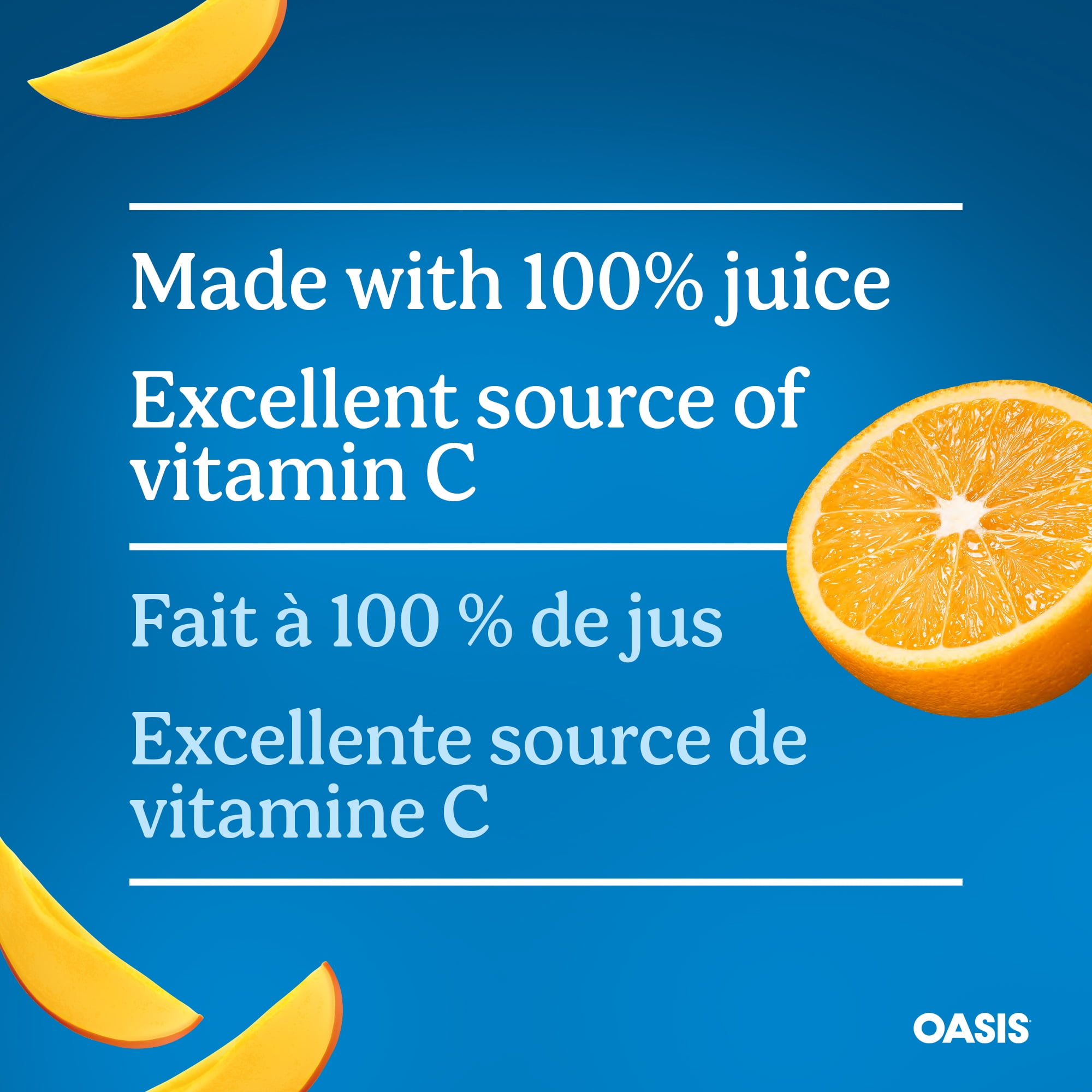 Oasis Jus de fruits orange et mangue 1,6 L