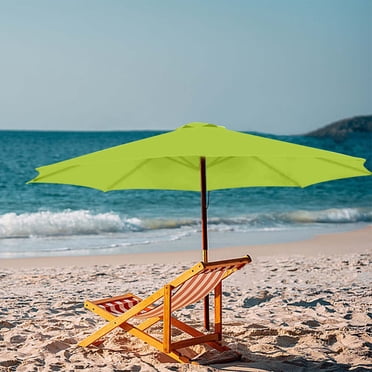 Fridja Auvent de Remplacement de 118 Pouces pour Parasol de Patio à 9 Baleines, Remplacement de Dessus de Parasol Imperméable, Auvent de Parasol de Table d'Extérieur de Remplacement pour Votre Balcon, Pelouse, Jardin, Patio