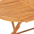 thumbnail image 3 of vidaXL 3 Piece Bistro Set with Anthracite Cushions Solid Teak Wood, 3 of 5